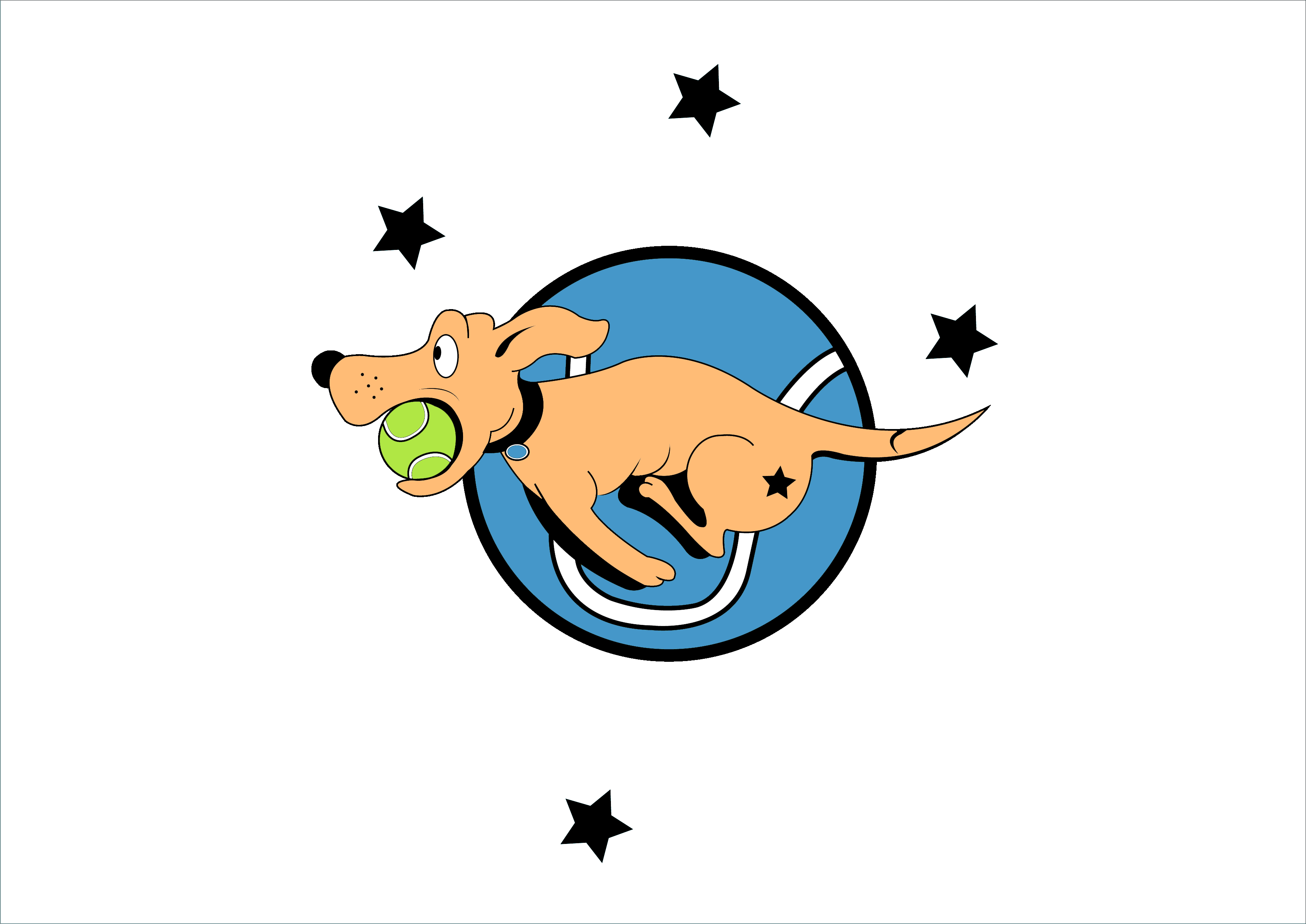 Southern Cross Flyball Club logo