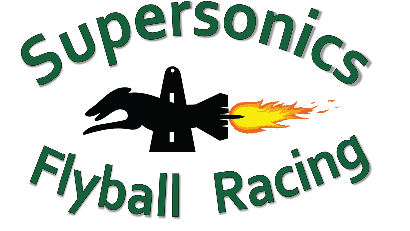 Supersonics Flyball Racing Club logo